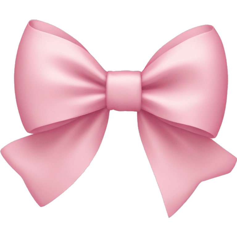 light pink bow on light pink bow emoji