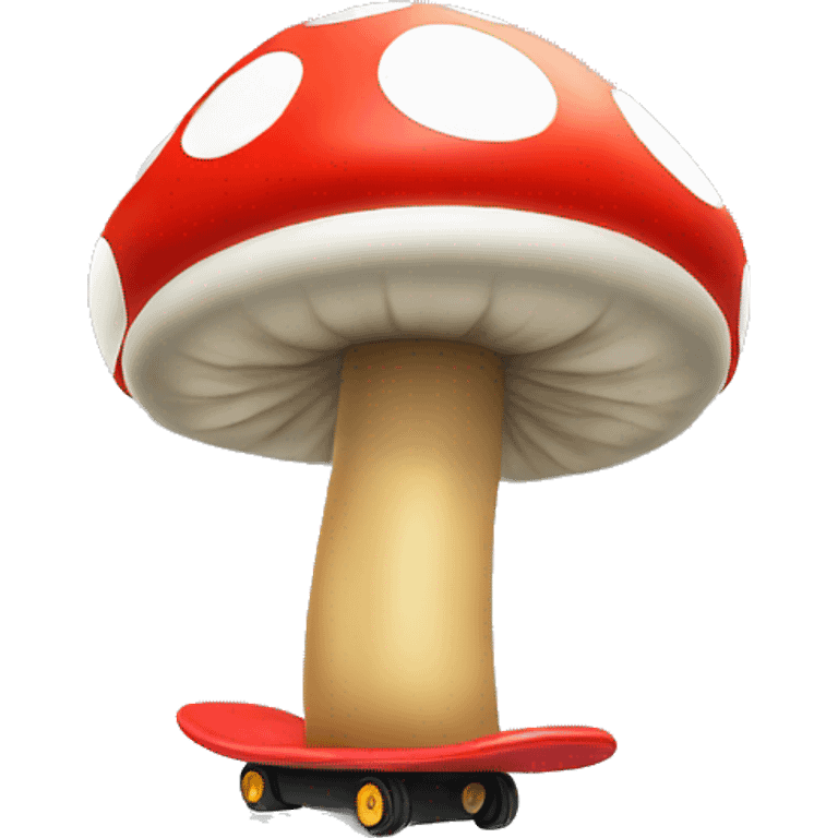 Mario-style Mushroom Hoverboard emoji