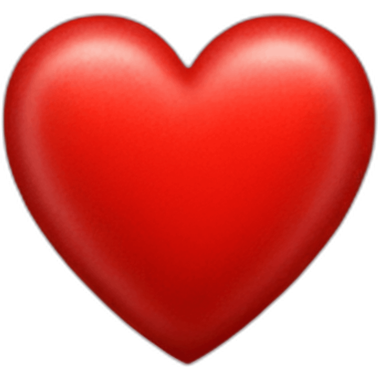 Red heart love emoji