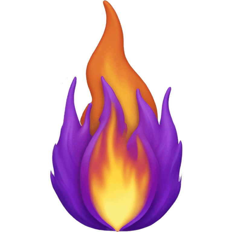 Purple Flames emoji