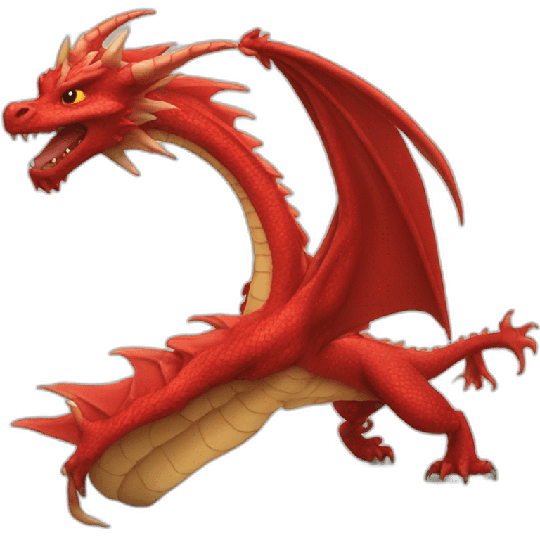 Red dragon emoji