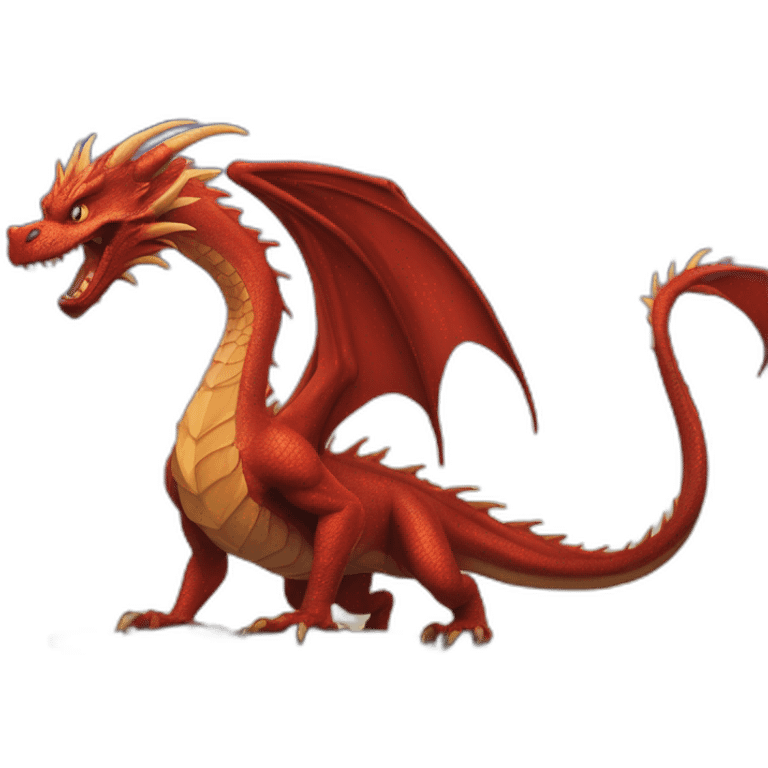 Dragons sur une pier  emoji