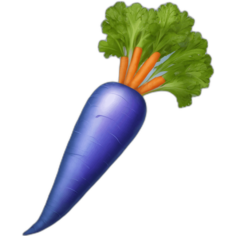 blue-carrot emoji