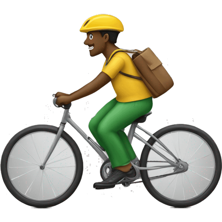 Sassou sur un velo emoji