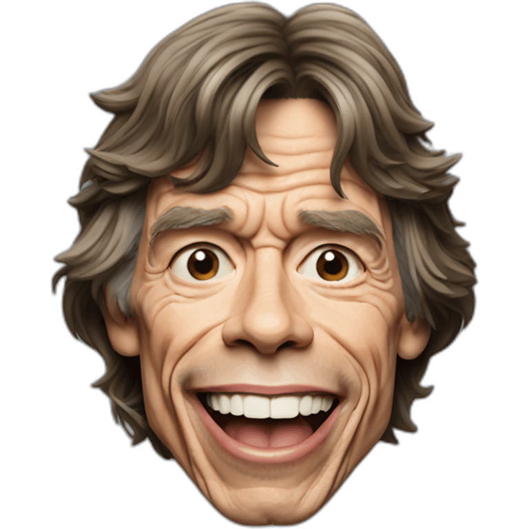 mick jagger rolling stones emoji