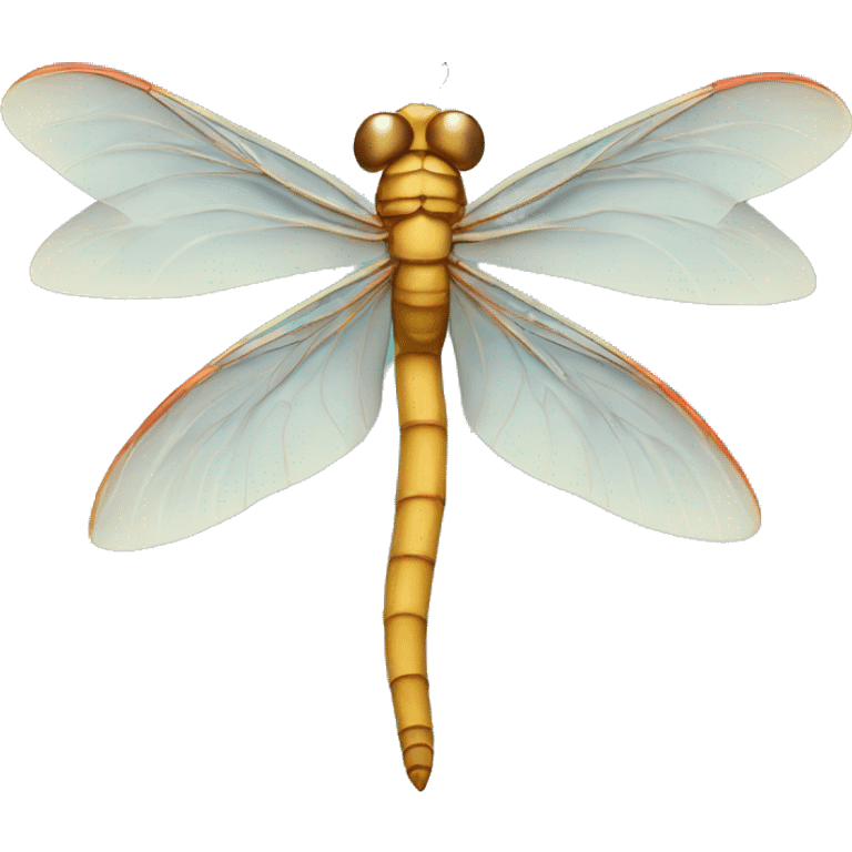 dragonfly with a dragon tail and elephant ears  emoji