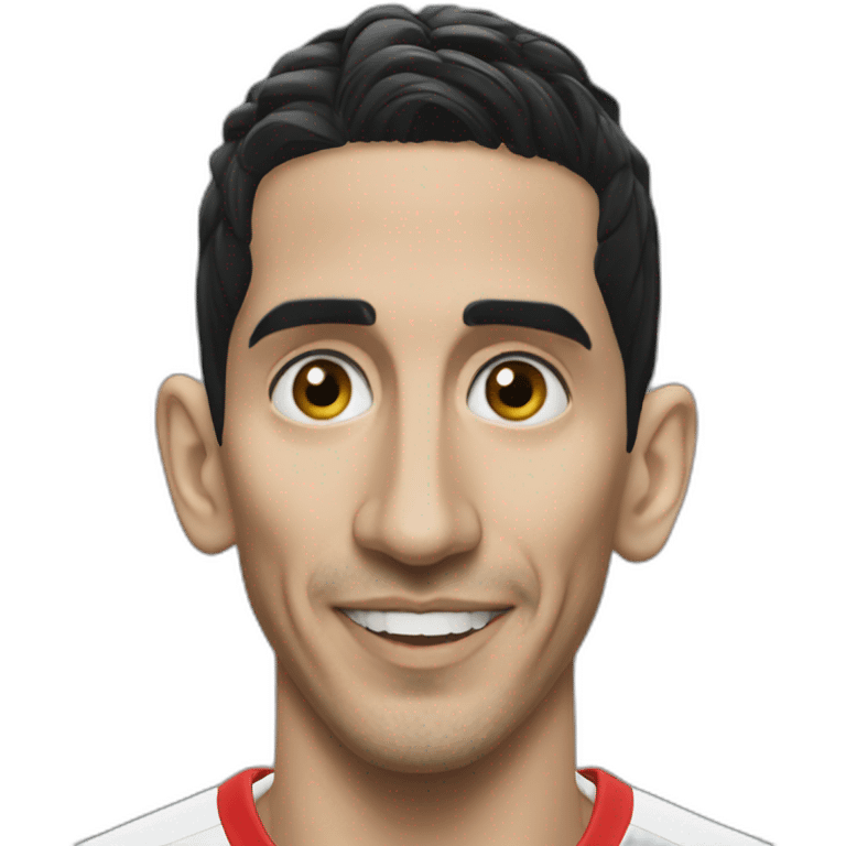 Angel Di Maria realistic emoji