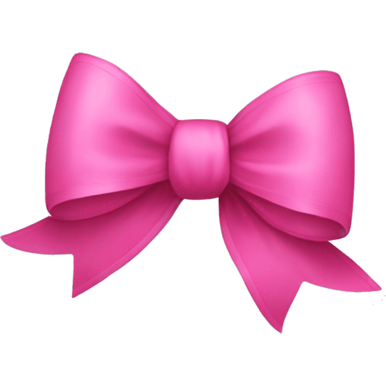 Pink chistmas bow emoji