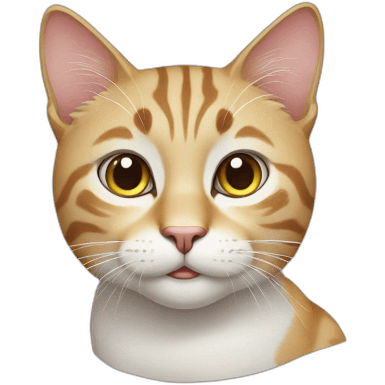 smart cat emoji