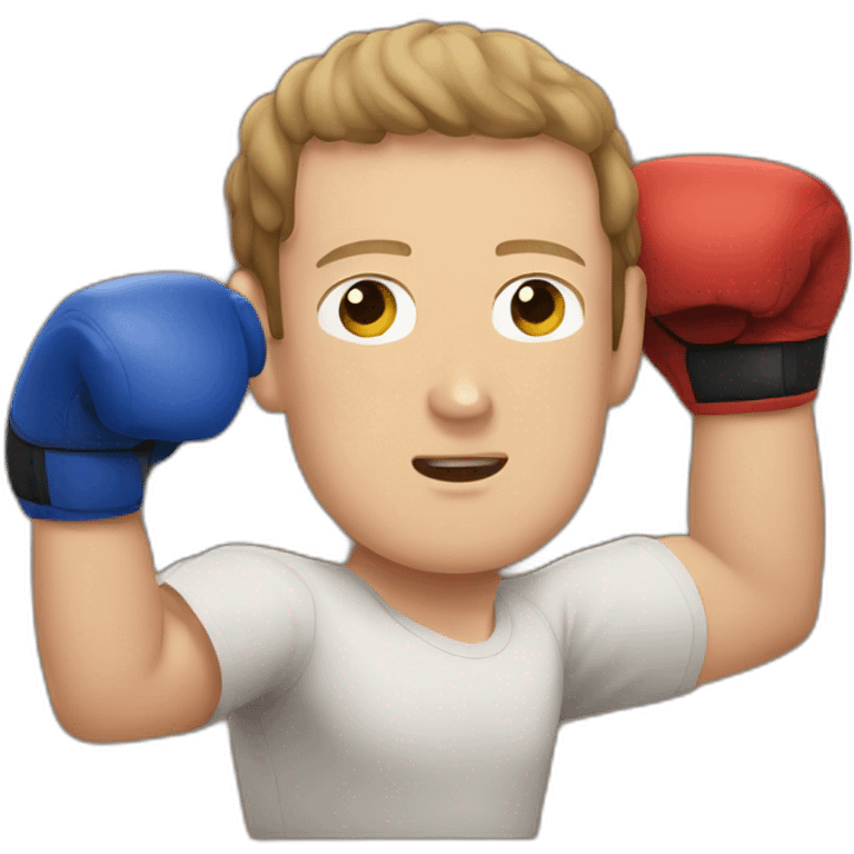 Mark Zuckerberg boxing emoji