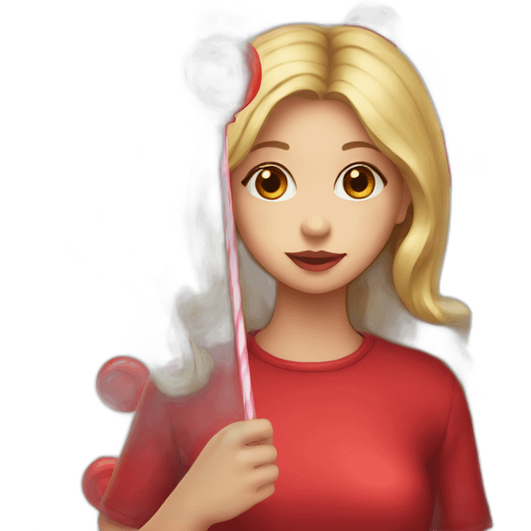 red lolipop emoji