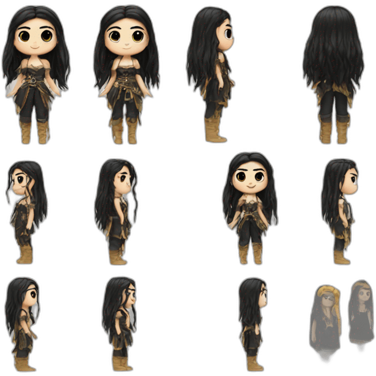 Dua Lipa in pirate clothes emoji