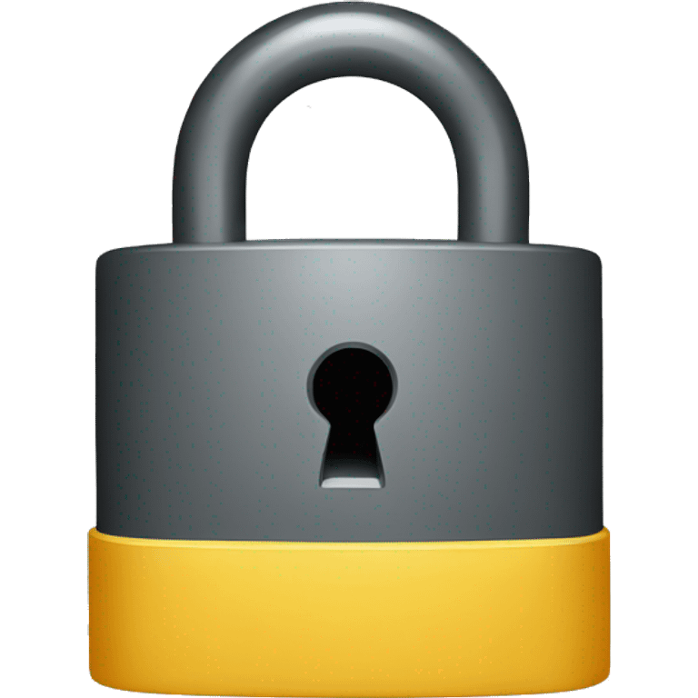 Data Privacy lock  emoji