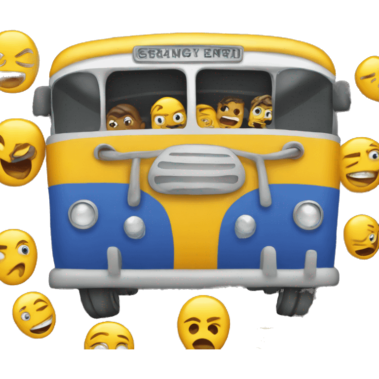 crazy bus emoji