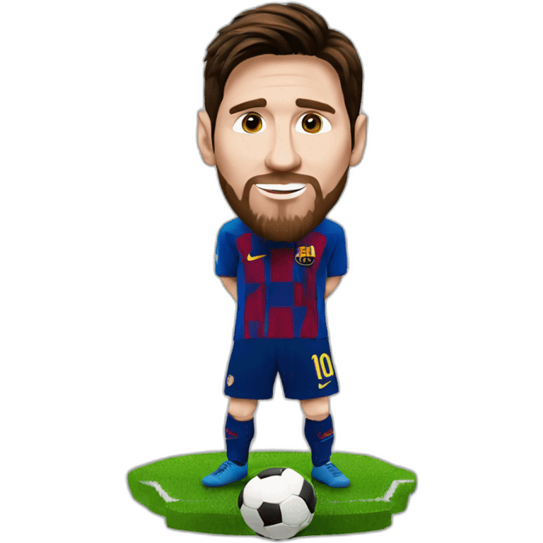 Lionel messi with world cup emoji