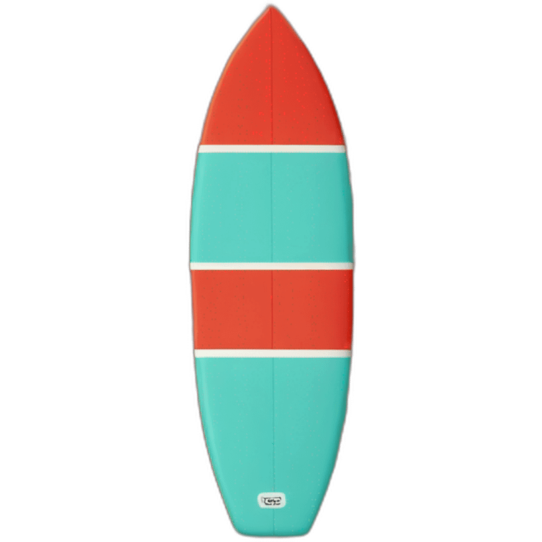 red surfboard emoji