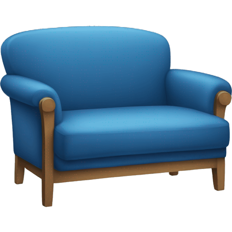 blue couch chair emoji