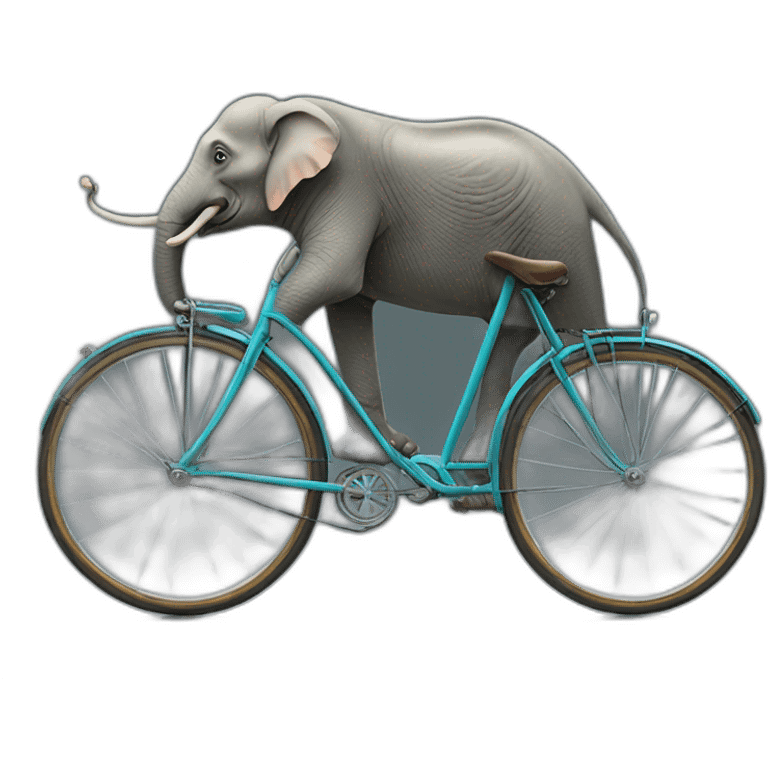 Elephant et velo emoji