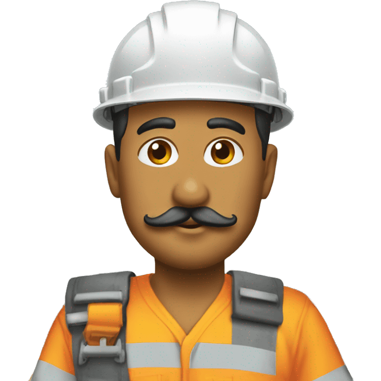 construction crane mustache emoji