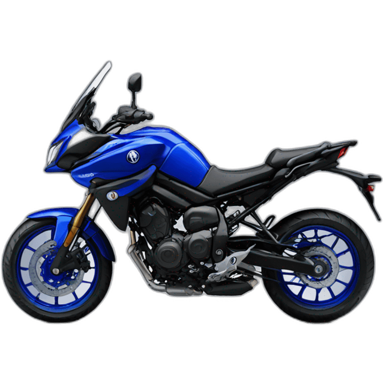 Yamaha Tracer 7 blue silver emoji