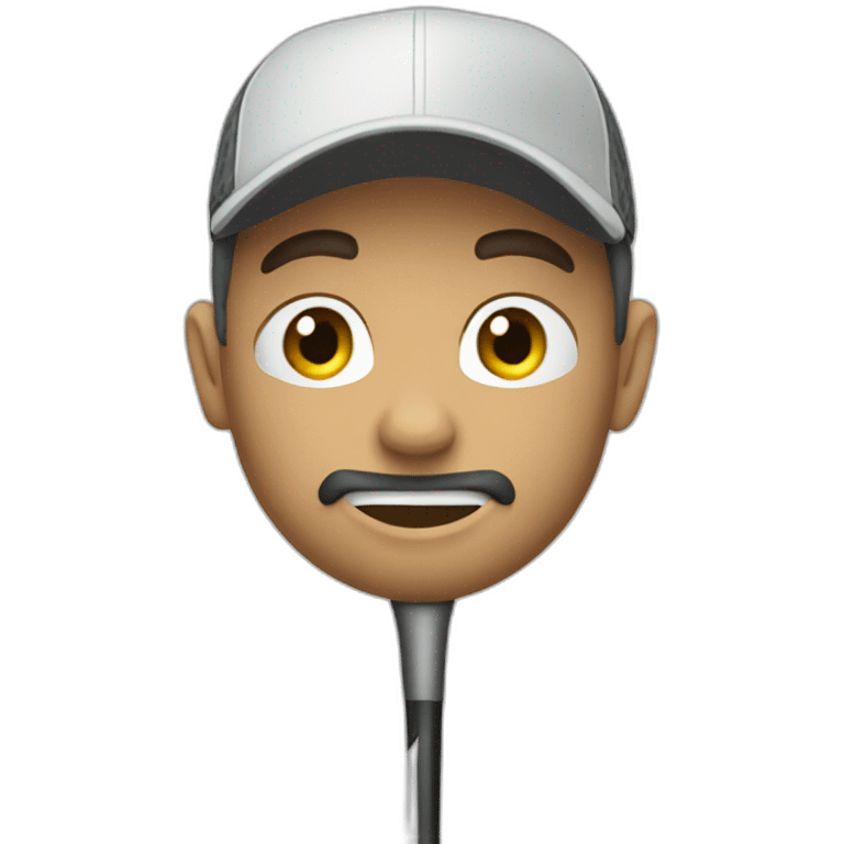 Golf gris performance emoji