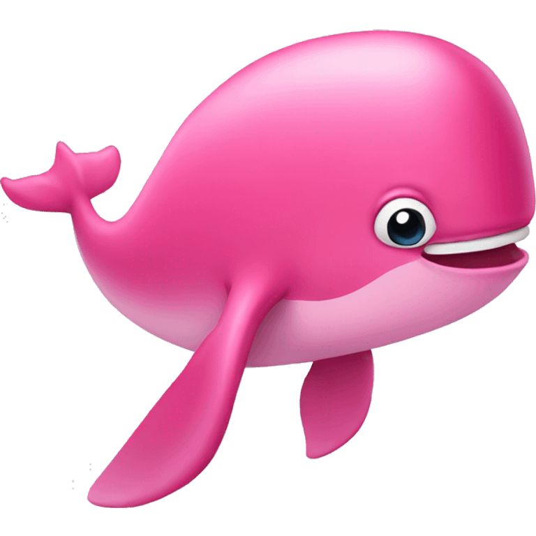 Pink whale emoji