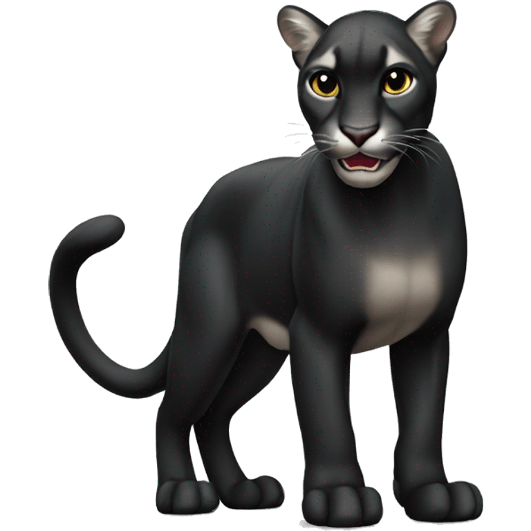 black puma  emoji