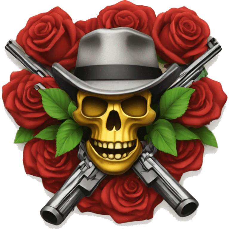 Logo of guns and roses emoji