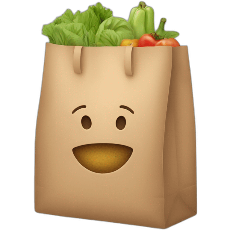 groceries bag emoji