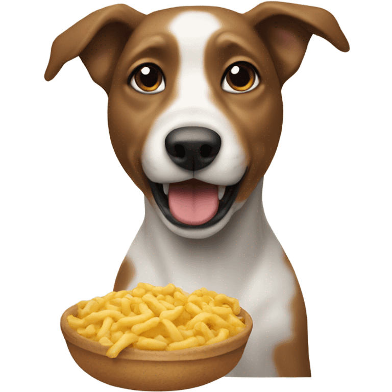 Dog eating  emoji