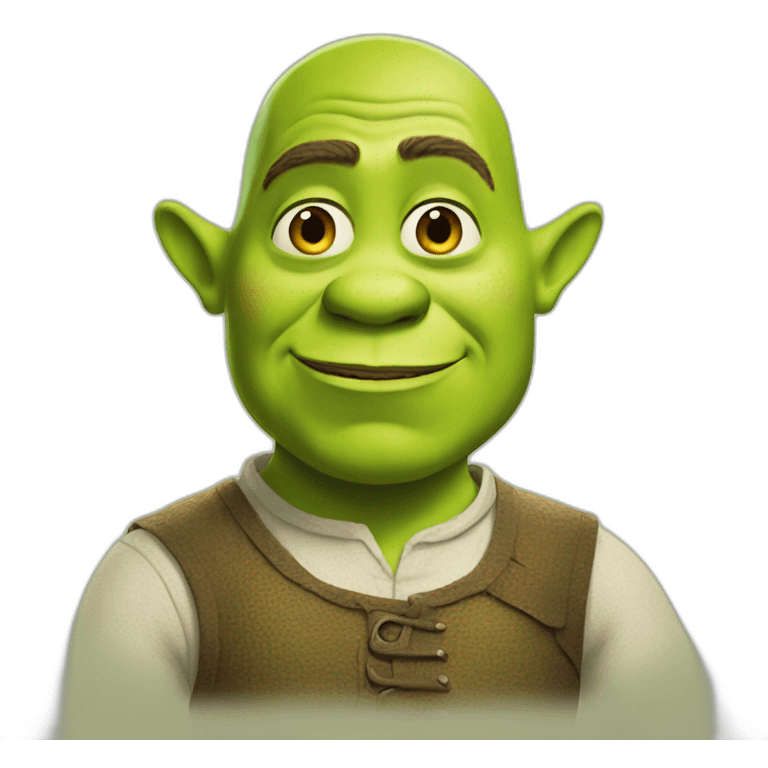 Shrek if he was intelligent emoji