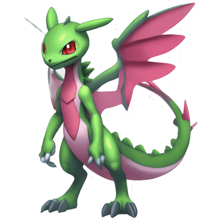 Anthro Cool Edgy Legendary Colorful Shy Shiny Fakemon-Pokémon-Genesect-Flygon-Fantasy-Creature With Full Body Detailed High Quality emoji