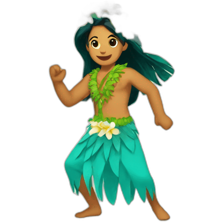 Tahiti dance emoji