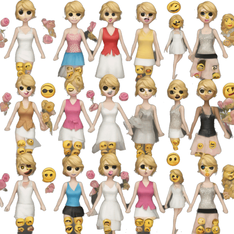 Outfits worn by Taylor swift on the eras tour emoji