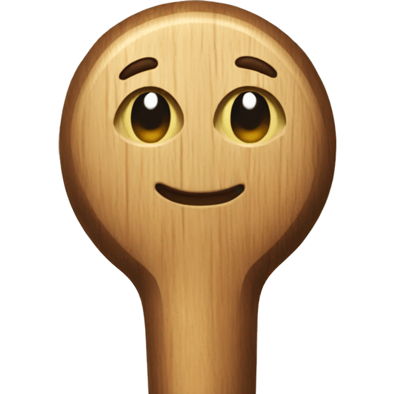 Wooden stick emoji