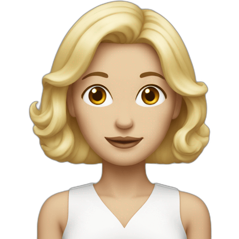 46 year old white female blonde hair emoji