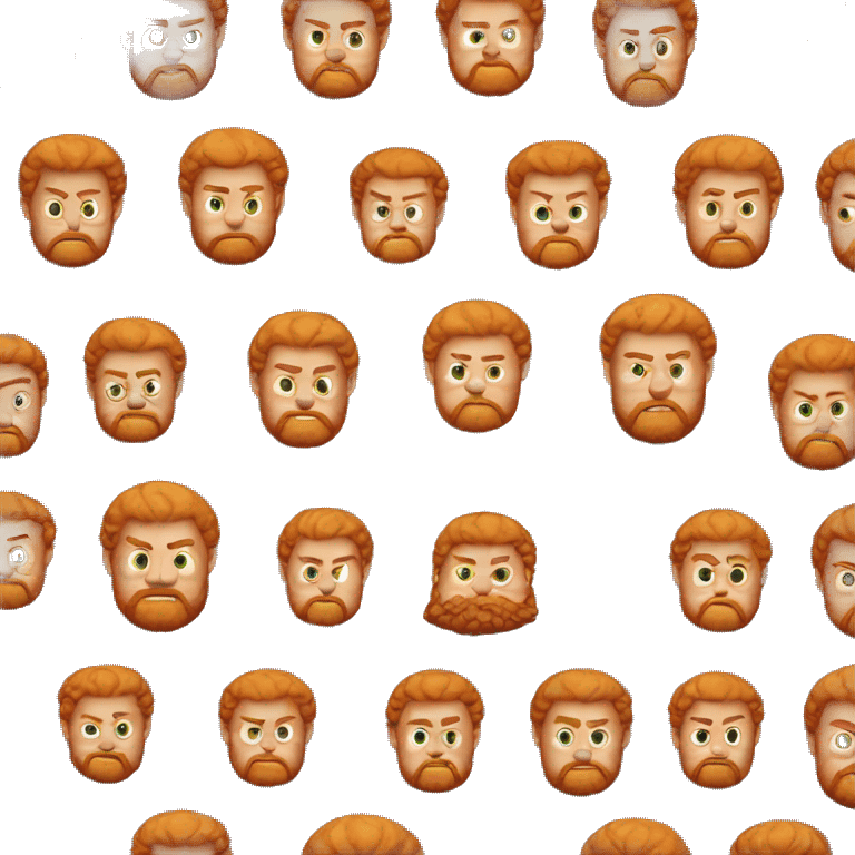 Fat ginger Viking  emoji