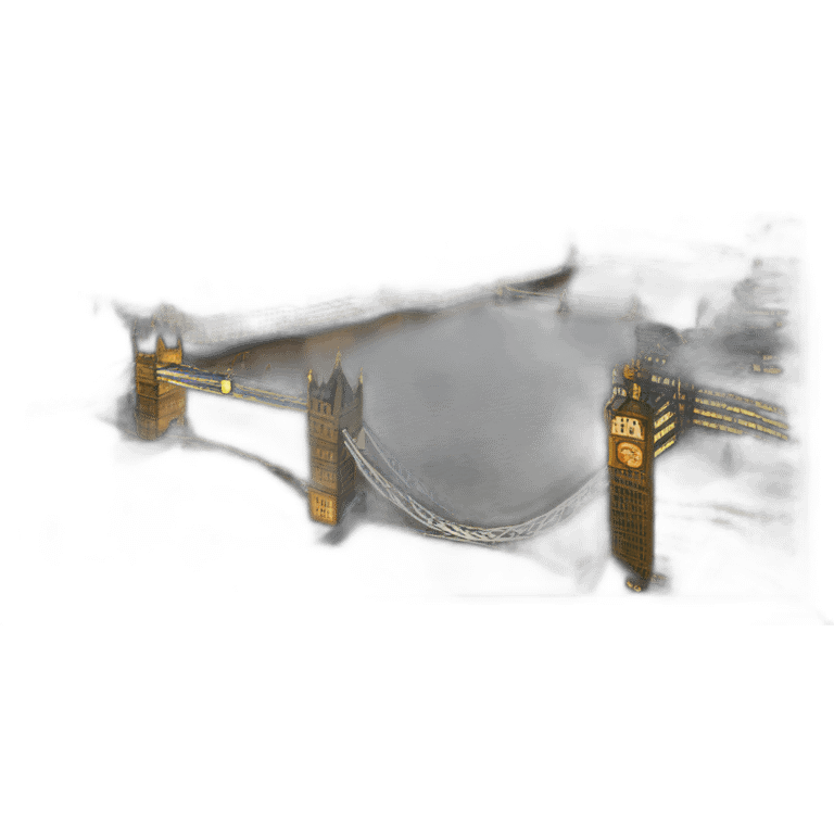 picture frame cityscape skyline of london emoji