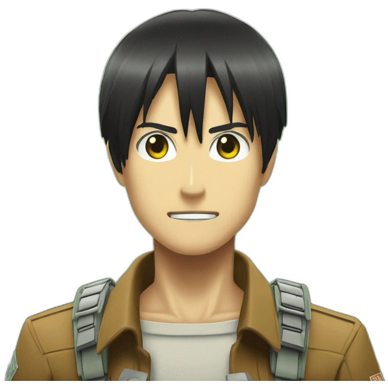 The Attack Titan with forest-green power emoji