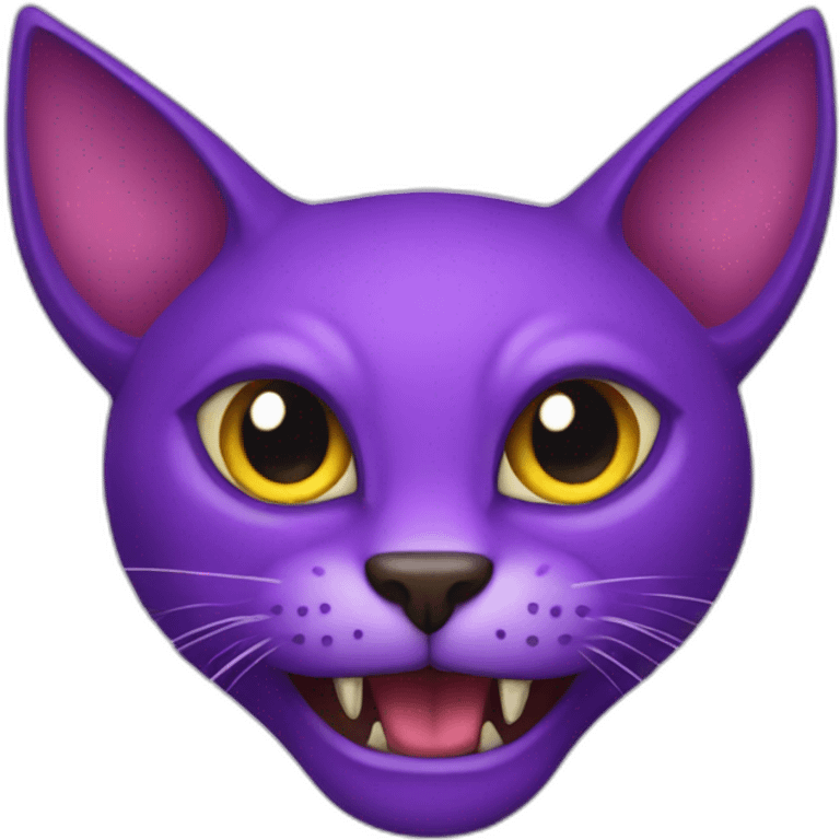 purple devil cat emoji