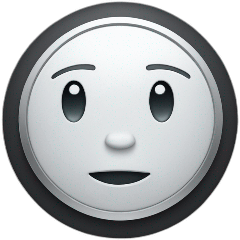 Apple airtag with a face emoji