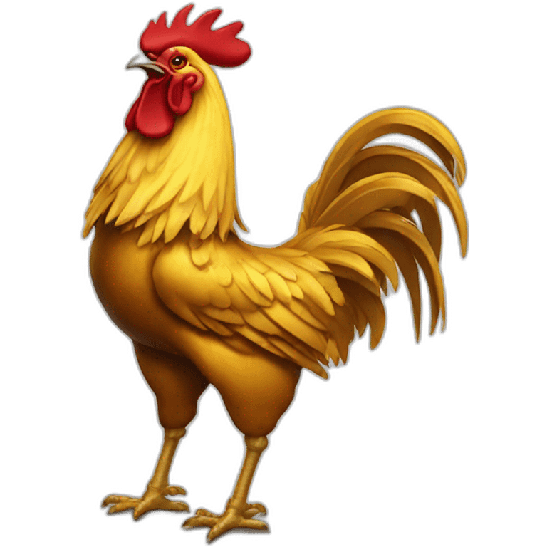 golden rooster emoji