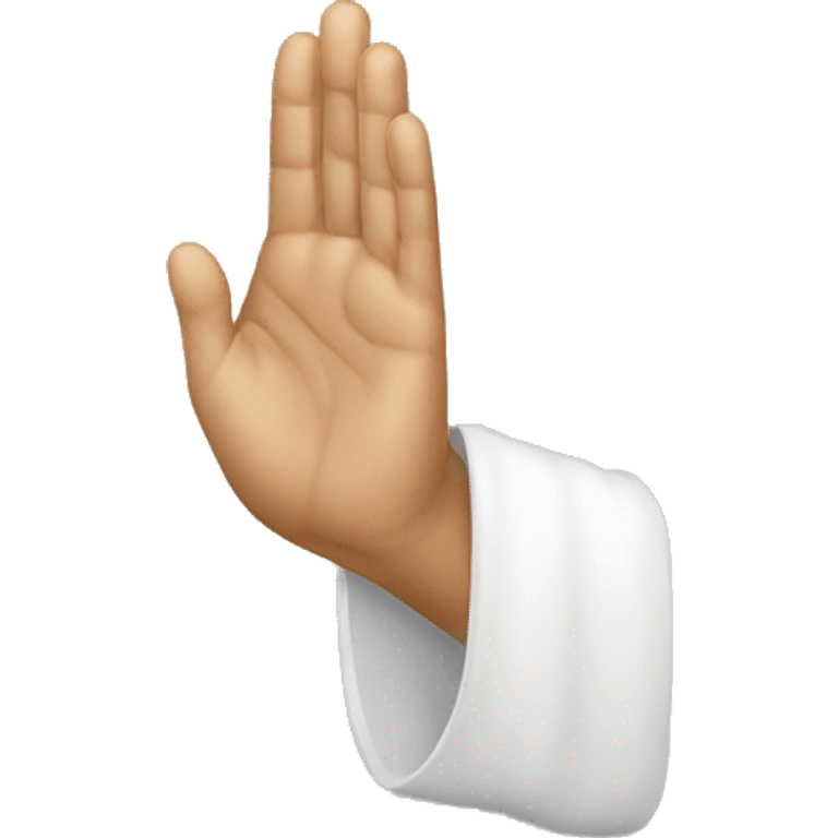 Orthodox christian hand blessing gesture emoji