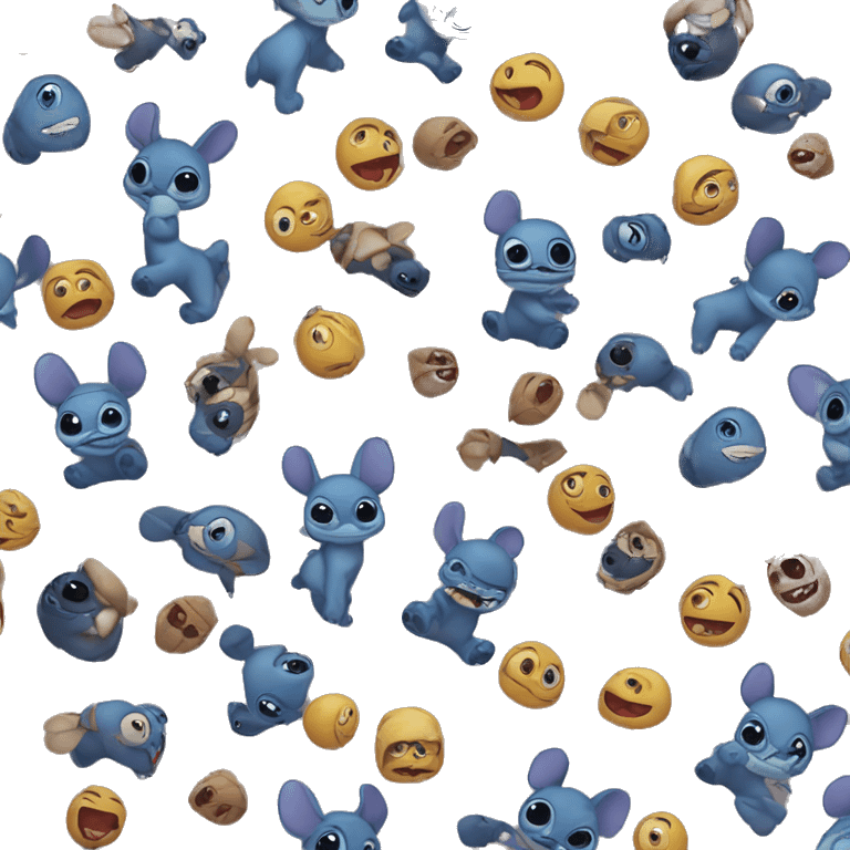 Stitch apaixonado  emoji