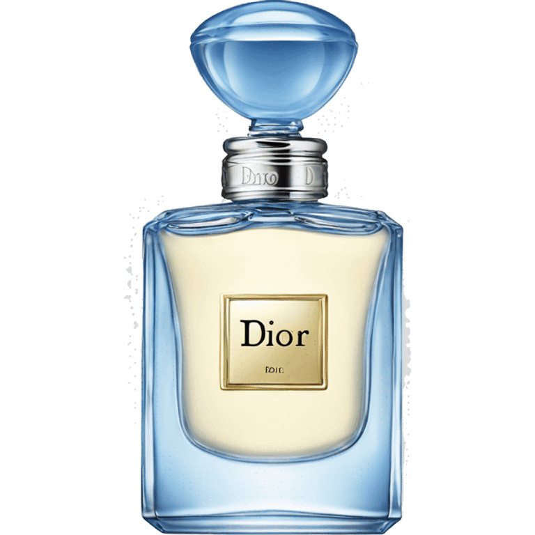 Light blue  Dior perfume  emoji