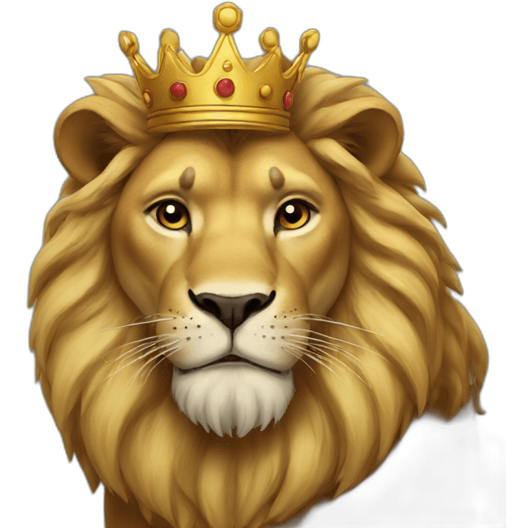 King lion emoji