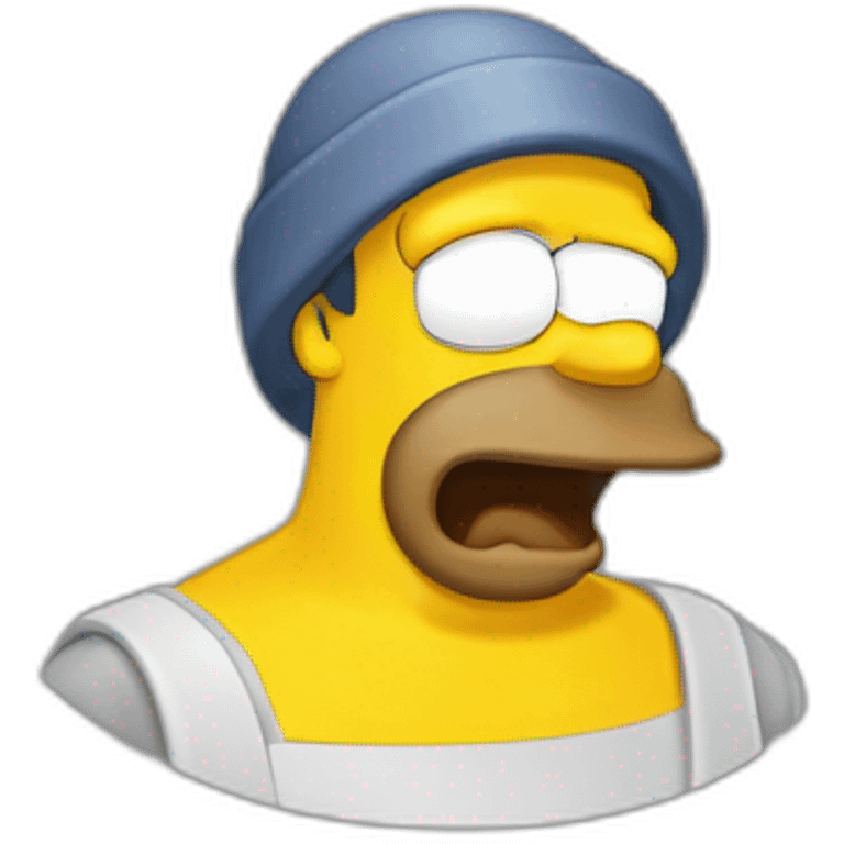 Homer simspons doigts d’honneur emoji