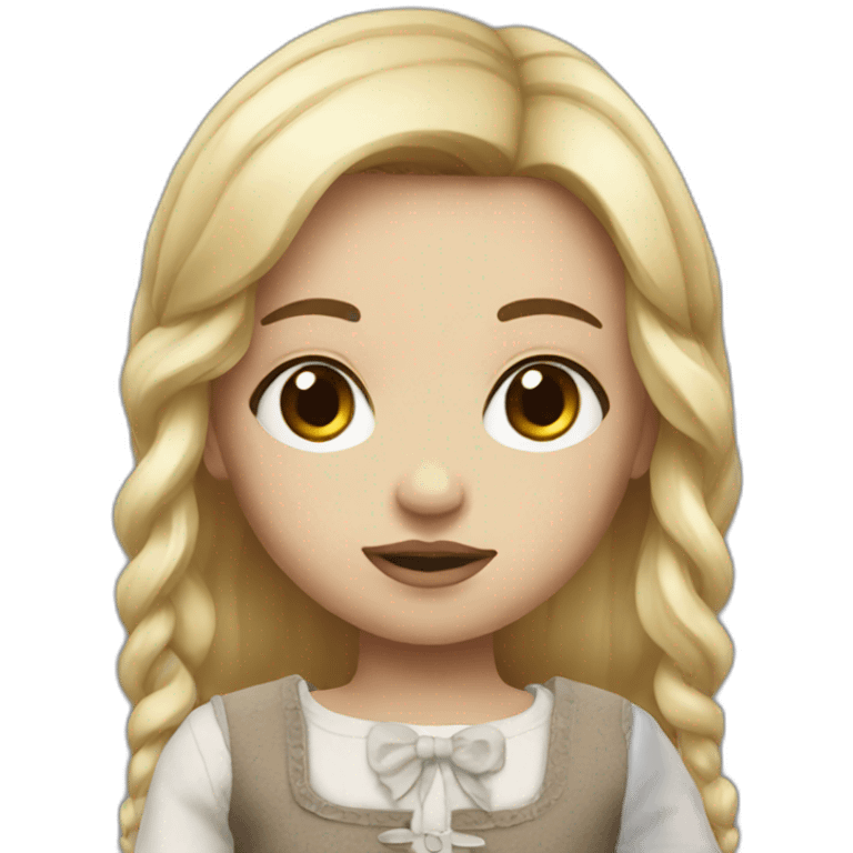 a old broken doll emoji