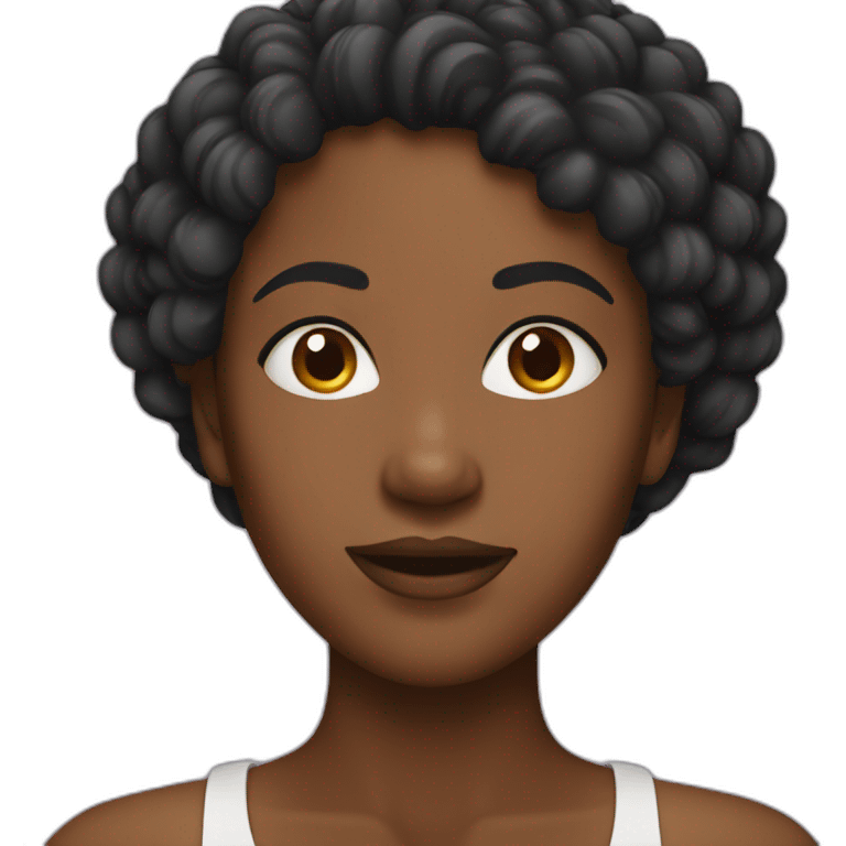 Black woman emoji