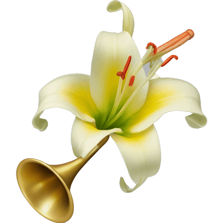 Trumpet Lilly emoji